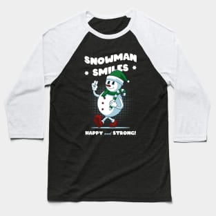 Cute Snowman Baseball T-Shirt